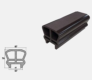 Bộ tay vịn lan can gỗ nhựa – Nhựa Việt Pháp